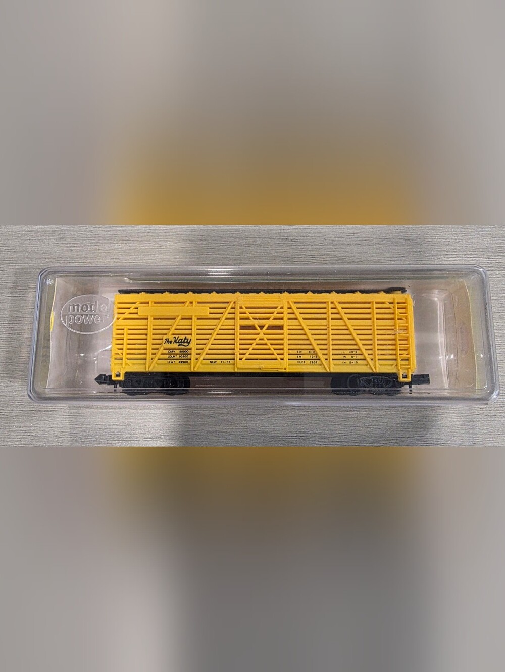 Model Power N Scale The Katy 40' Cattle Car